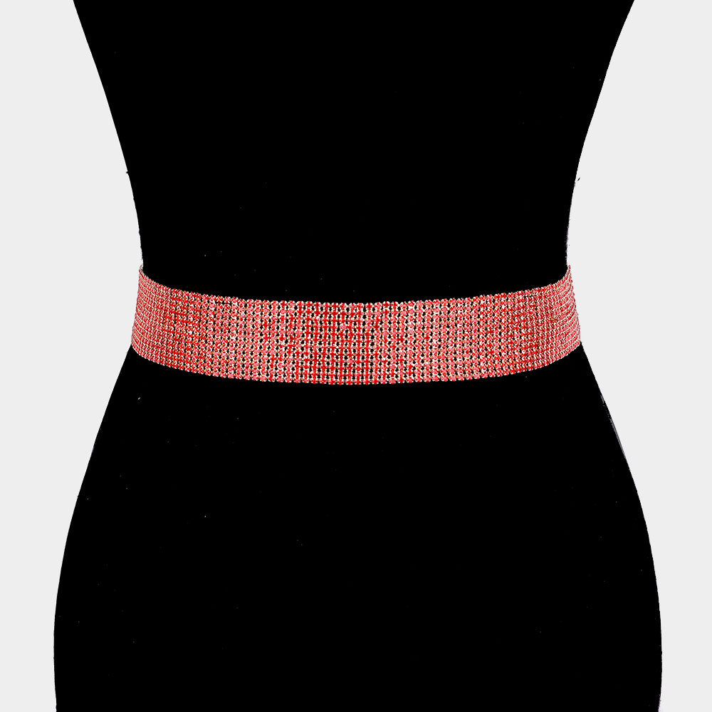 iLLASPARKZ Rhinestone Pave Belt