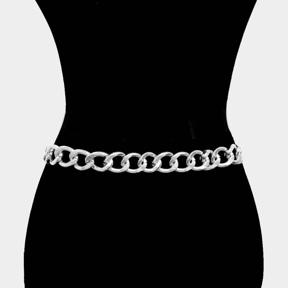 iLLASPARKZ Buckle Metal Chain Belt