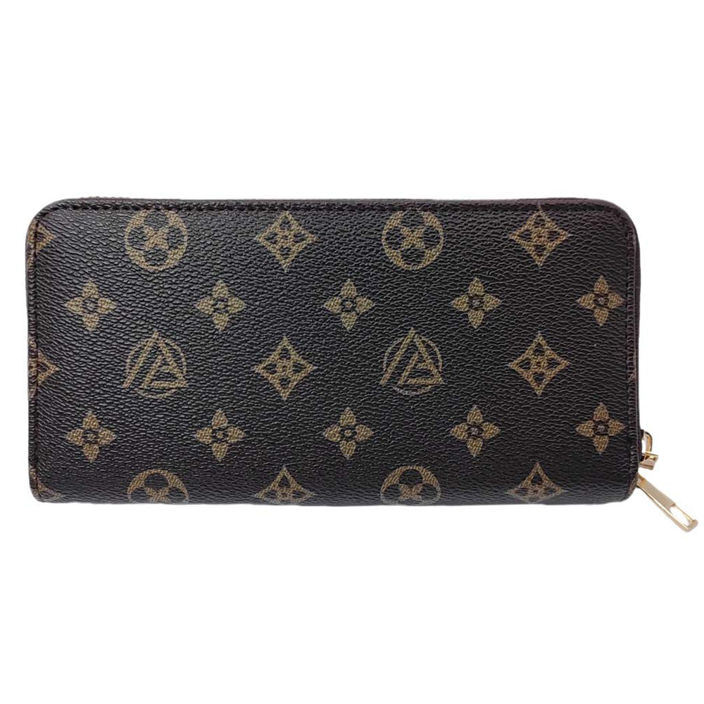 iLLASPARKZ Patterned Faux Leather Long Wallet