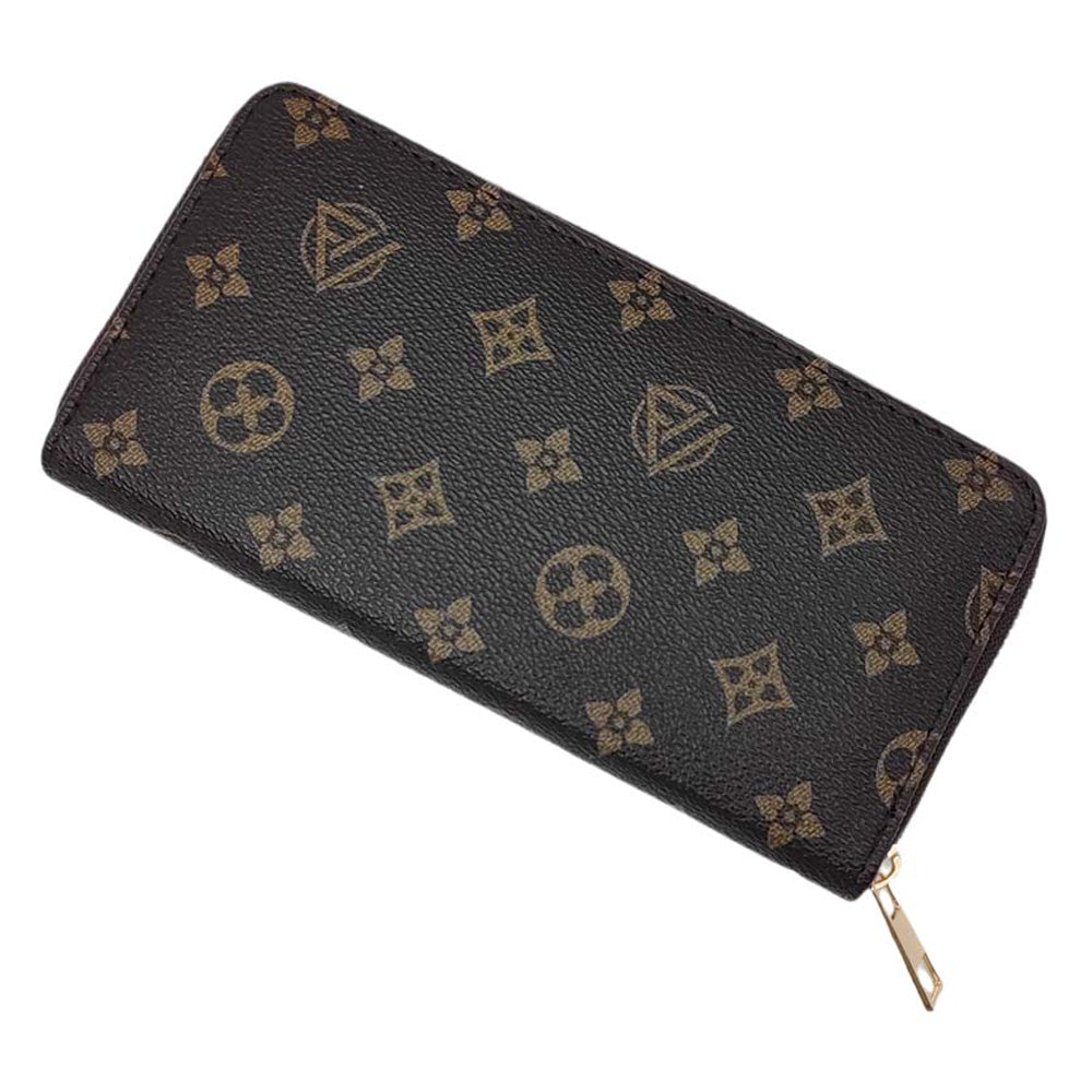 iLLASPARKZ Patterned Faux Leather Long Wallet