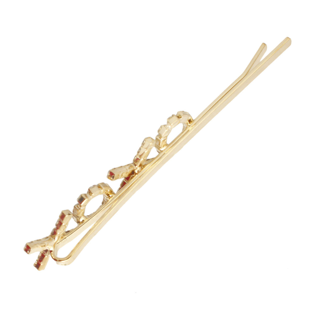 Gold XOXO Bobby Pin