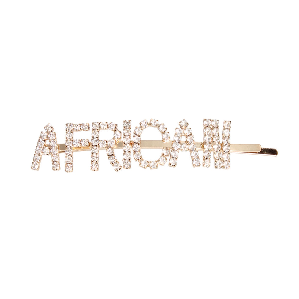 Gold AFRICAN Sparkle Hair Pin